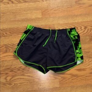 Men's Black and Green Athletic Shorts (my X wife favorite)